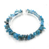 Crystal Chip Bracelet with Clear Center Bead