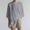 Women's T-Shirt Summer Casual Plain Half Sleeve Crew Neck Side Slit