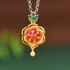 Sterling Silver Lotus Enamel Pendant, Ring or Earrings