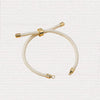 Adjustable Red String Bracelet with Copper Clasp