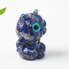 Crystal Chip Resin Cat Figurine
