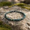 Faceted Stone Bead Bracelet for Men and Women