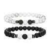 Protection Tiger's Eye Bracelet with Volcanic Stone