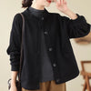 Women's Jacket Solid Color Long Sleeve Outerwear With Pockets