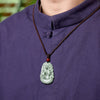 Natural Green Jade Chinese Zodiac Pendant Necklace