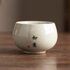 Ru Kiln Ceramic Teacup with Landscape or Calligraphy
