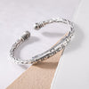 Tibetan Script Rope Cuff Bracelet Bangle