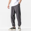Men's Harem Pants Solid Color Casual With Pockets