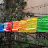 Tibetan Prayer Flags with Mantras and Deities, 5 Meter Outdoor Decoration