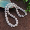 White Golden Jade Beads Bracelet and 108 Mala Necklace