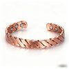 Vintage Magnetic Copper Cuff Bracelet Bangle