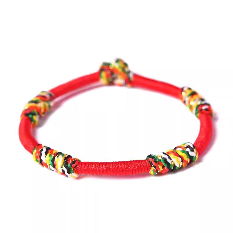 Colorful Knot Red String Bracelet