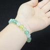 Agate Bead Bracelet, Single or Double Wrap Style
