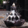 Handcrafted Waterfall Incense Holder Backflow Cone Ceramic Burner