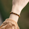 Tiger Eye Growth Bracelet, Natural Stone Beads