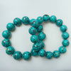 Turquoise Beads Bracelet and Loose Stones, Polished Round