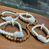 Jade Pixiu and Peace Buckle Bracelet, Handmade
