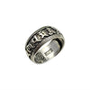 Om Mani Padme Hum Adjustable Ring, Copper Tibetan Style