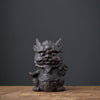 Purple Clay Tea Pet Dragon and Pixiu Figurine Decoration