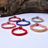 Handmade Button Protection Weave String Bracelet