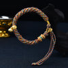 Handwoven Tibetan Style Braided Rope Bracelet